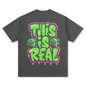 100% alta calidad nueva moda impresa camisetas Unisex 80% Algodón 20% poliéster propia marca gráfico impreso camisetas para hombres - Product Image 5