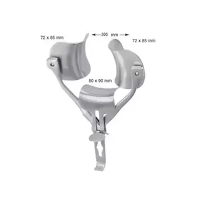 Écarteur abdominal manuel en acier inoxydable Ricard, instrument chirurgical médical certifié CE - Product Image 6