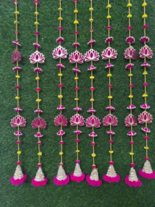 Cuentas de loto de madera MDF, cuerdas de fondo de boda para eventos en el hogar, fiestas de Halloween, tendencias, Ramadán, Navidad, Año Nuevo, decoraciones - Product Image 2