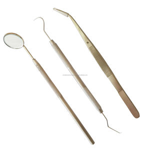 ชุดเครื่องมือตรวจทางทันตกรรมระดับมืออาชีพพื้นฐานสำหรับการผ่าตัดที่มีความแม่นยำสูง ผลิตจากสแตนเลสสตีล ใช้งานด้วยมือ นำกลับมาใช้ใหม่ได้ ได้รับการรับรองมาตรฐาน CE - Product Image 6