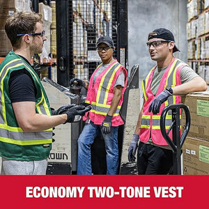 Gilet de sécurité à logo personnalisable unisexe en polyester haute visibilité matériau réfléchissant poches multiples pour une sécurité pratique - Product Image 6