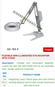 Lupa de ojo iluminada de brazo flexible con soporte GS 783E-01 herramientas de joyería para herramientas de joyería - Product Image 2