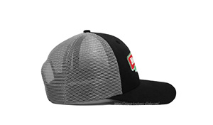 <b>Flat</b> Embroidery Logo High Quality Trucker <b>Caps</b>, Mid Profile Trucker <b>Hats</b> Custom Gorras Sports <b>Caps</b> - Product Image 5