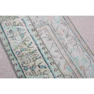 Alfombra Turca Pequeña, Alfombra Vintage de 1.6x2.6 pies, Alfombra de Lana Azul - Product Image 5