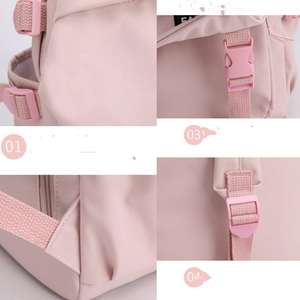 Mochila Escolar Moderna de Alta Calidad con Correa Desmontable, Impermeable, Antirrobo, USB, Geométrica, para Niños y Niñas, de Nailon y Poliéster - Product Image 1