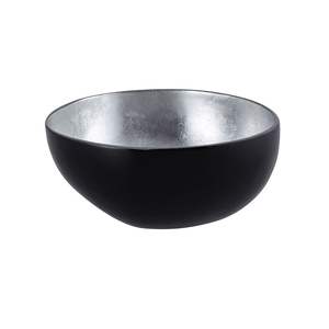Tazón de Metal Plateado y Negro, Nuevo Diseño Clásico, Decoración Elegante, Tazón Moderno de la Mejor Calidad, Tazones de Metal en Oferta - Product Image 4