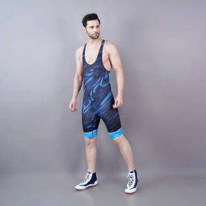 Combinaison de lutte professionnelle antibactérienne, design personnalisé, haute performance, écologique, séchage rapide - Product Image 4