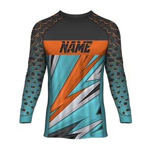 Camiseta de Motocross de Manga Larga de Secado Rápido con Impresión por Sublimación de Logotipo Personalizado Cómoda a Precio de Mayoreo - Product Image 6
