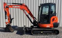 KOSTENLOSER VERSAND KUBOTA KX040-4 MINIBAGGER 40 PS KABINE MIT HÜLLE EPA CE-Zertifiziert Zusatzhydraulik Kernmotor Pumpe Getriebe SPS