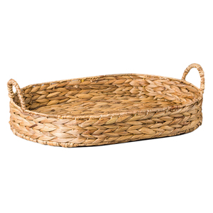 Hot New Item Water Hyacinth Food Dining <b>Trays</b> Decor Fruit <b>Candle</b> <b>Trays</b> Sustainable Woven Safe Home Storage Organizer - Product Image 2