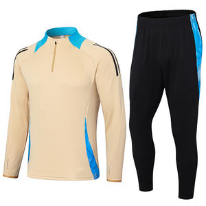 Survêtements de football nationaux Nouveau club Veste à demi-fermeture éclair pour hommes Survêtement de football pour hommes abordable en nylon avec technologie de séchage rapide - Product Image 5