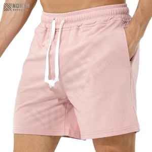 Custom <b>Men's</b> Vintage French Terry Cotton <b>Fleece</b> Sweat <b>Shorts</b> High Street Jogger Sports Wash Blank Drawstring Sublimated Pockets - Product Image 5