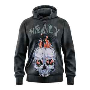 เสื้อสเวตเตอร์พิมพ์ลายพัฟสำหรับผู้ชายเสื้อสเวตเตอร์ผ้าฟลีซขนาดใหญ่เสื้อกีฬาผ้าคอตตอนมีฮู้ดสำหรับ3D โลโก้ออกแบบได้ตามต้องการ - Product Image 3