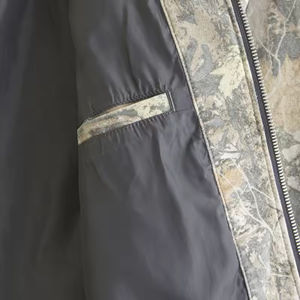 แจ็กเก็ตบอมเบอร์โอเวอร์ไซส์ของผู้ชายแจ็คเก็ตผ้าใบวินเทจแบบกำหนดเองได้เสื้อลำลองลายพราง - Product Image 5