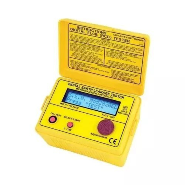 Edvantest Kusam-Meco KM-2820 Digital ELCB/RCCB Tester Voltage Tester Leakage Switch Tester