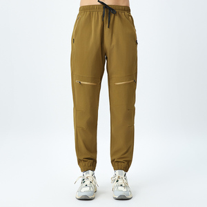 Pantalon de sport décontracté pour hommes, couleur unie, personnalisable, vente en gros, pantalon d'entraînement athlétique pour la randonnée en plein air, la salle de sport - Product Image 1