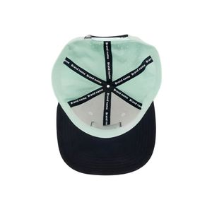 Wholesale 6-Panel Golf Hat with Inner Seam Tape Woven Tag Perforated Laser Cut Breathable Waterproof Snapback Custom Golf Cap - Product Image 5
