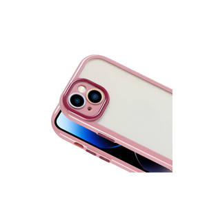 Funda de Silicona Color Púrpura Oscuro ASMA para iPhone 14, Serie Vitamin, con Protección para la Cámara, Marco Colorido - Product Image 2