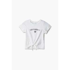Camiseta gráfica de marca para niñas en ropa elegante blanca para niñas más jóvenes - Product Image 3