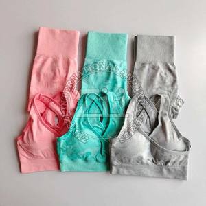 Best Selling <b>Women's</b> Plus Size Summer Yoga <b>Set</b> Lightweight Eco-Friendly Design with Solid Pattern Stylish Sustainable Wholesale - Product Image 3