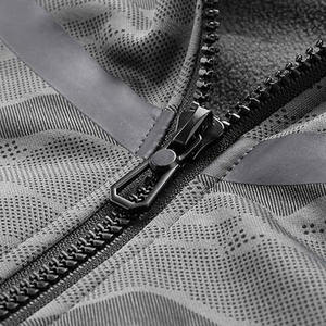 Vintage Printed Camouflage Hoodie for <b>Men</b> | Custom Long Streetwear for Hunting | <b>Camo</b> Zip-Up Hoody with Logo Pattern for Winter - Product Image 4