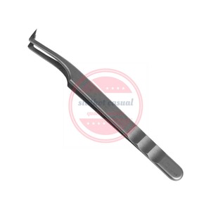 Pince à épiler extension de cils en acier inoxydable avec logo personnalisé - Product Image 2