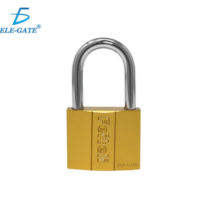 Lucchetto in Ferro con Gancio e Cilindro in Ottone da 38 mm, Realizzato in Acciaio - Product Image 1