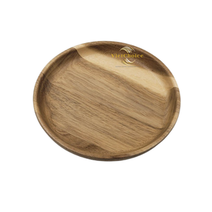 Plato de Madera Maciza con Acabado de Grado Alimenticio para Servir Comida de Forma Segura - Product Image 5