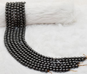 Superb Quality Naturals Healing Hematite 8mm Crystal Round Beads Semiprecious Gemstone For Jewelry Making Meditation - Product Image 1