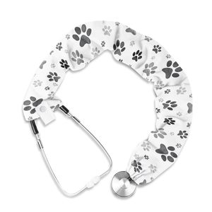 Couverture de stéthoscope Motif de chat mignon Imprime housses de stéthoscope extensibles pour infirmières Accessoires de stéthoscope par Vaslcare - Product Image 1