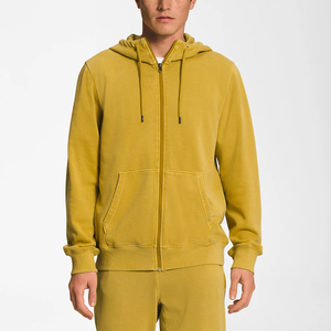 2025 Best-seller Sweat à capuche zippé pour hommes 100% coton Haute qualité Prix bas Prix de gros Personnalisable OEM Design pour l'hiver - Product Image 1