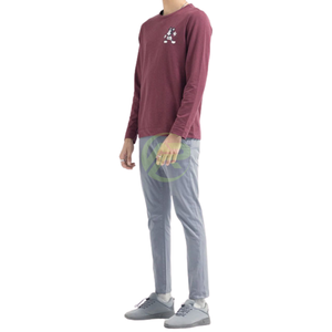 เสื้อสเวตเชิ้ตบุขนแกะสำหรับผู้ชายแบบผลิตภายใต้แบรนด์ส่วนตัว |   เสื้อพิมพ์ลาย OEM |   ผ้าฝ้ายออร์แกนิค 100% อุ่นสบายในฤดูหนาว เป็นมิตรต่อสิ่งแวดล้อม - Product Image 6