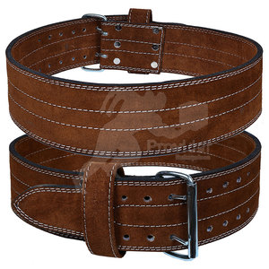 Ceinture de musculation pour adultes réglable, robuste, écologique, enveloppante, en cuir respirant pour la musculation - Product Image 2