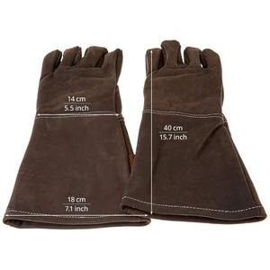 Guantes de soldadura de cuero dividido de piel de vaca, cómodos guantes ligeros transpirables, fabricación en fábrica, guantes de soldadura de tendencia - Product Image 3