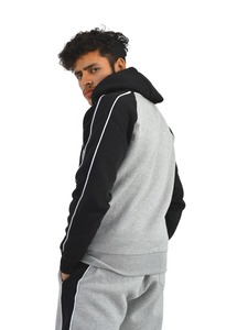 Ventes en gros de survêtements d'hiver pour hommes de haute qualité, personnalisés, streetwear, ensembles de jogging deux pièces, coupe slim décontractée, 100% coton - Product Image 5