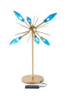 Lampu meja pohon bunga Modern dekorasi pernikahan lampu Led mode hijau biru abu-abu pohon lampu meja laut