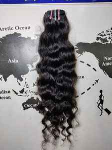 Extensions de cheveux naturels indiens Remy 100% alignés sur les cuticules, style vague profonde lâche, cheveux d'un seul donneur par Jerry Hair Exports - Product Image 3