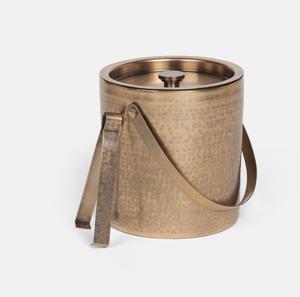 Modern Design Brass Cylindrical Beverage <b>Ice</b> <b>Bucket</b> with New Design for Beverage <b>Gold</b> Color Cooler & Container - Product Image 5