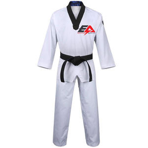 Uniforme de Taekwondo con logotipo personalizado de alta calidad, ropa de artes marciales BJJ y Judo premium a la venta con nuevo patrón, Kimono barato - Product Image 1