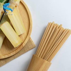 Zero-Waste Sugarcane Bagasse <b>Drinking</b> <b>Straws</b> Set - Product Image 4