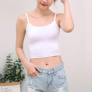 Camiseta sin Mangas de Punto Acanalado para Mujer, Suave, Elástica, Lisa, Corta, Básica de Verano, de Secado Rápido, Informal, Ligera para Uso Diario - Product Image 5