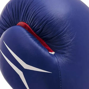 Guantes de boxeo profesionales de cuero auténtico 100%, guantes de entrenamiento ganadores de diseño personalizado con características de perforación, cuero PU - Product Image 4
