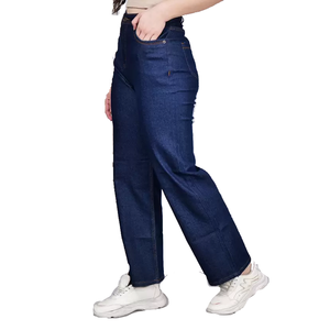 Nouvelle mode de pantalons en jean pour femmes pantalons en jean décontractés Slim Fit élégants pour dames grande taille pantalon en jean délavé pour femmes - Product Image 3