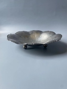 Bol de service en argent martelé et gravé de qualité supérieure, parfait pour servir des fruits, des collations et des bonbons, provenant d'Inde - Product Image 6