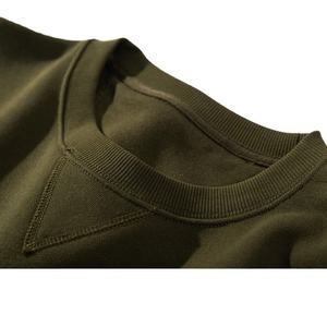 Sudadera de Manga Larga 100% Algodón para Hombre, Sudadera Deportiva Informal de Alta Calidad con Cuello Redondo, Estampado Liso Teñido, Sudadera con Capucha para Hombre - Product Image 5