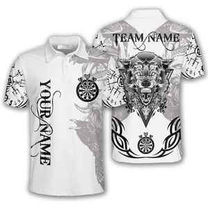 Camiseta de Dardos Unisex con Estampado por Sublimación Completo, Personalizable con Nombre de Jugador y Logotipo del Equipo para una Apariencia Profesional - Product Image 1