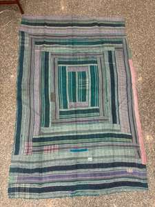 Hecho a mano Reversible Kantha sostenible cosido a mano Kantha tradicional Vintage 100% algodón hecho a mano Boho Chic Kantha - Product Image 3