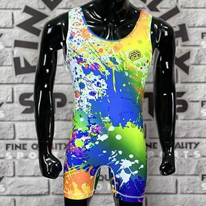 Vente en gros Wrestling Singlet personnalisé nouvelle arrivée vêtements de lutte vente à chaud Team Wrestling Pro Singlets pour hommes femmes et enfants - Product Image 2