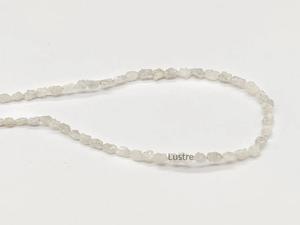 Cuentas de diamantes blancos, cuentas de diamantes para joyería personalizada, cuentas de diamantes en bruto sin cortar, piedra Natural, regalo bonito para mujer - Product Image 2