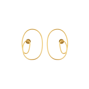 Jaune Or Plaqué Laiton À La Main Designer Boucle D'oreille Boho Bijoux Cadeau Pour Sa Déclaration Bijoux Cadeaux D'anniversaire Boucles D'oreilles - Product Image 1